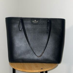 Black Kate Spade Large Bleeker Tote